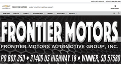 Desktop Screenshot of frontiermotors.net